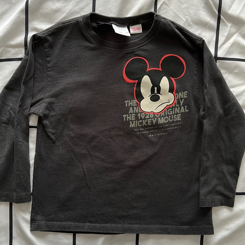 Zara Mickey Mouse shirt for kids